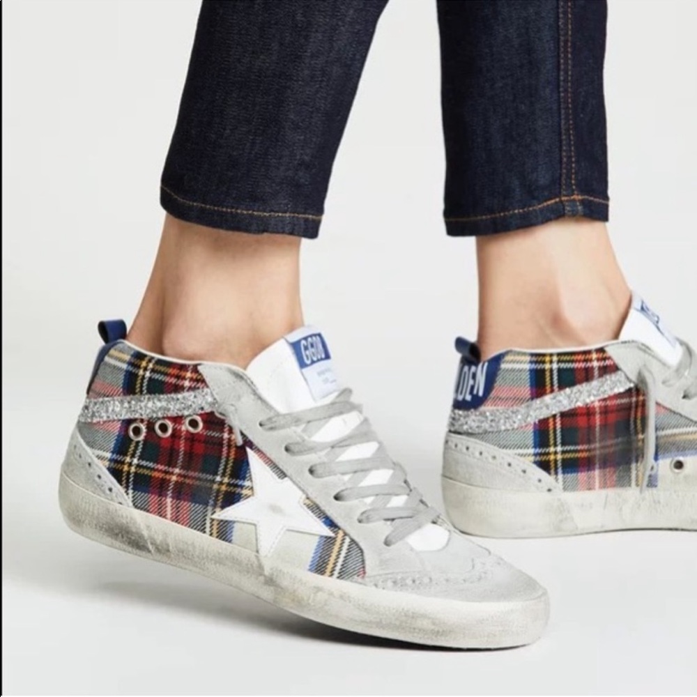 ISO Plaid Midstar Golden Goose Size 40